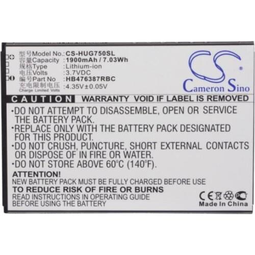 Cameron Sino 1900mah battery for HUAWEI Ascend G750 G750-T00 G750-T01 G750-T20 B199 G750 G750-T00 G750-T01 G750-T20 Glory 4