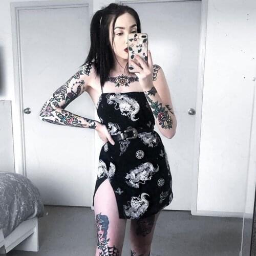 Короткие летние платья Darkglam China At AliExpress