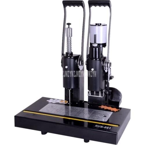 RUN-661 Electric Hot Riveting Binding Machine Financial Booklet Document Papre Hose Rivet Tube Punching Binder Machine 220V