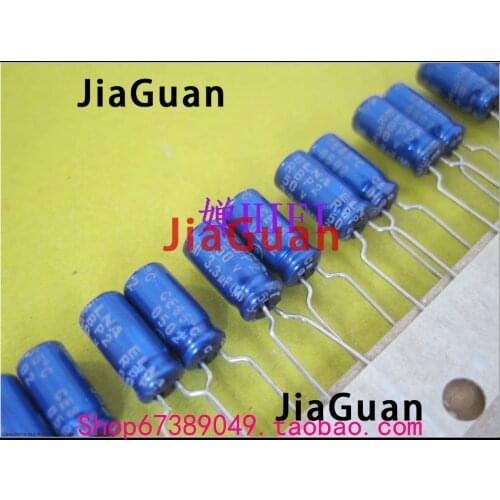 50PCS NEW ELNA RBP2 50V3.3UF 5X11MM blue robe 50v 3.3uf audio electrolytic capacitor R2B 3.3uF/50V BP 3.3uf 50v