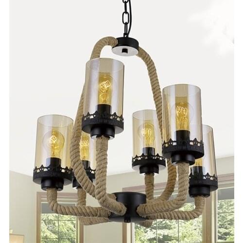 Eray Lighting ER563-6 Wire Rope 6 pieces Chandelier