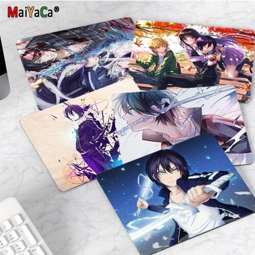 MaiYaCa Noragami Aragoto Gamer Speed Mice Retail Small Rubber Mousepad Smooth Writing Pad Desktops Mate gaming mouse pad