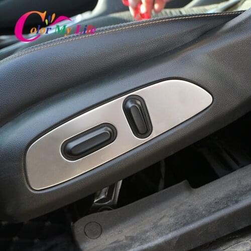 Car Interior Front Seat Adjustment Switch Button Decorative Cover Trim for Chevrolet Holden Equinox Third GE 2017 - 2019