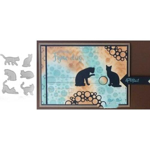 Cat Animal Metal Cutting Dies for Scrapbooking Paper Craft Embossing Die Card Making Stencils New 2019