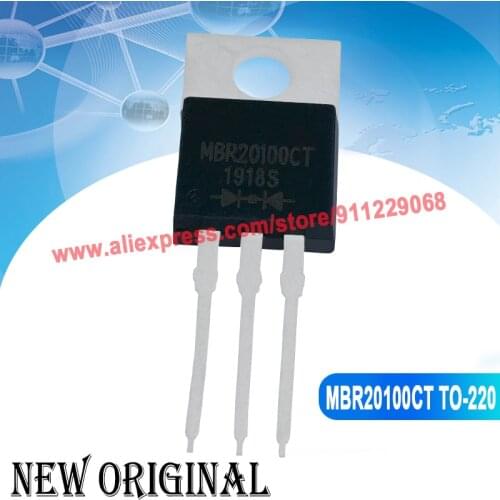 5 Pieces) MBR20100CT TO-220 20A 100V