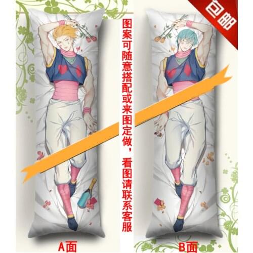 MMF Hunter x Hunter anime characters Hisoka & Kurapika & GON FREECSS & Kulolo pillow cover HxH body Pillowcase Dakimakura