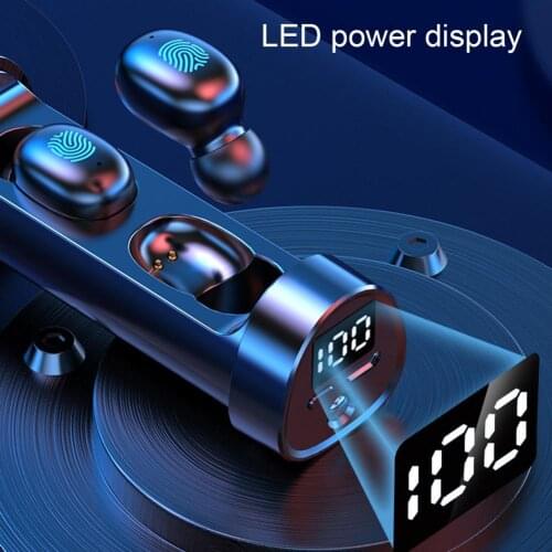 TWS Earphones Bluetooth 5.2 LED Waterproof Touch Control Stereo HiFi Earbuds Headphones In-Ear Gaming Headset