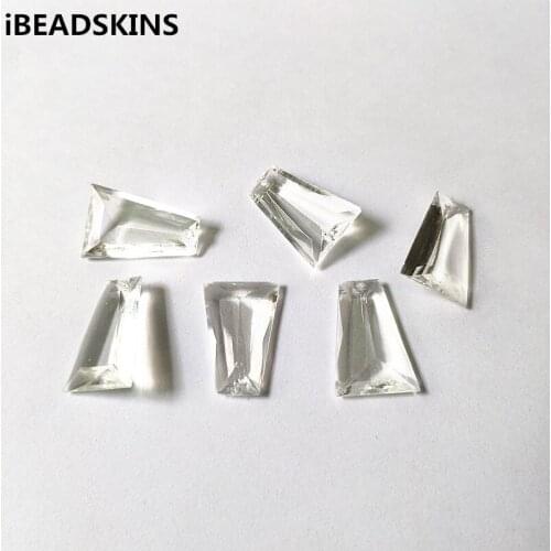 New arrival! 27x18mm 330pcs Clear acrylic Trapezoid shape beads for Necklace,Earrings parts,hand Made Jewelry DIY