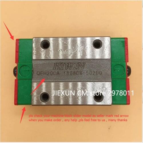 Original EGH15CA QEH15CA QEH20CA block slider for Lecai Sunika Skycolor Xuli Licai printer DX5 DX7 linear guide block bearing