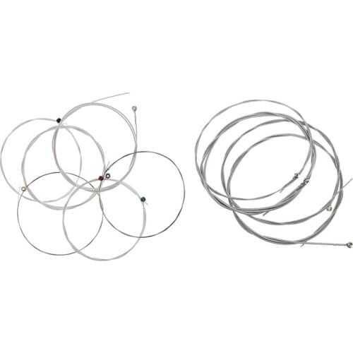 Orphee 6Pcs Acoustic Guitar Strings TX620-S & 4Pcs VX120 Bass Strings 040-100 Nickel Alloy Vigorous Tone Strings