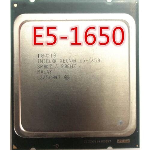 Intel Xeon E5 1650 E5-1650 3.2GHz 6 Core 12Mb Cache Socket 2011 CPU Processor SR0KZ free shipping