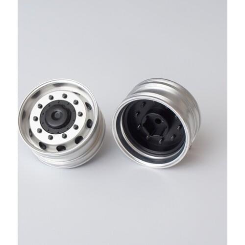 Rc Car Toys Tamiya Tractor Wheel Metal Power Rims For 1/14 Truck Model MAN TGX VOLVO FH16 IVECO MERCEDES ACTROS SCANIA DIY Parts