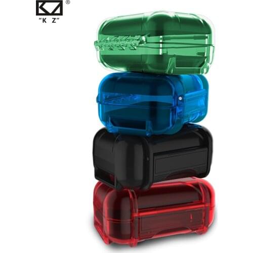 KZ Earphone Case Bag ABS Resin Waterpr Colorful Protective Portable Storage Case Bag Box Earbud for KZ ZST X ZSN ES4 ZS10 AS16