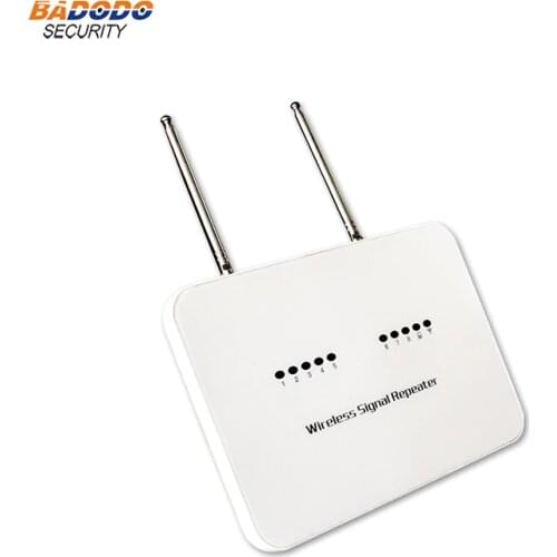 433MHz Wireless Signal Repeater Transmitter Signal Booster Extender For GSM PTSN WiFi Home Alarm Security System