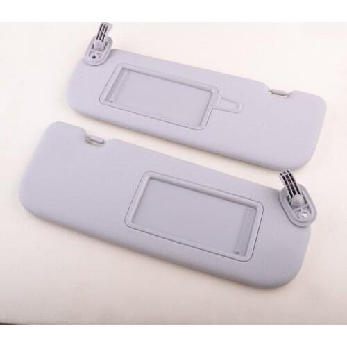 Gray 1 Pair Left & Right Car Sun Visor 852103X000TX 852203X000TX Fit For Hyundai Elantra 2011 2012 2013 2014 2015