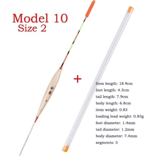 1 Piece Fresh Water Fishing Float+1 Piece Gift Tube Shallow Water Balsa Bobber Crucian Buoy Fishing Tackles Tools Accessories