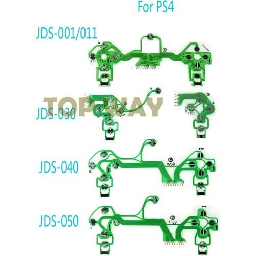 200pcs Original New for PlayStation 4 PS4 Pro Slim Controller Conductive Film Keypad flex Cable for ps4 Ribbon Circuit Board JDS