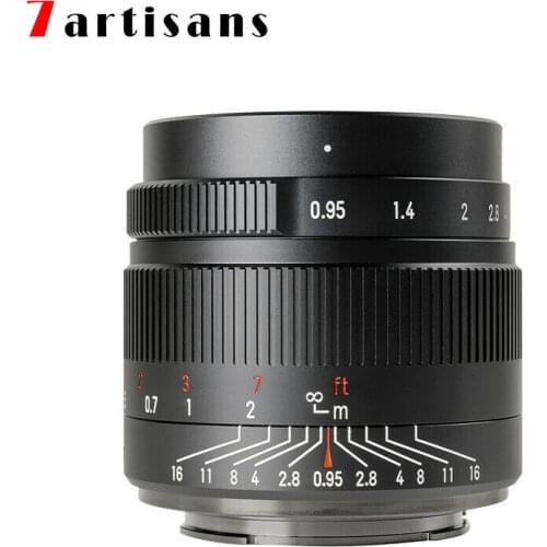 7artisans 35mm F0.95 APS-C Manual Focus Lens for Sony E a5000 、m4/3 Micro Four Thirds GH4 OM-D 、Nikon Z50 Z6 Z7 Z6II Z7II Z5