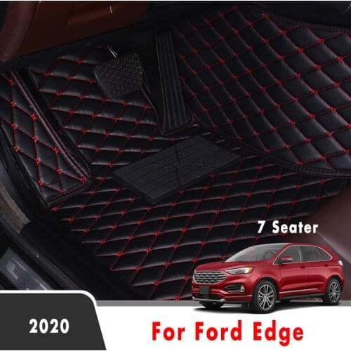 Car Floor Mats For Ford Edge 2020 7 Seater Carpets Auto Styling Interiors Accessories Car Protect Custom Waterproof Decor Rugs