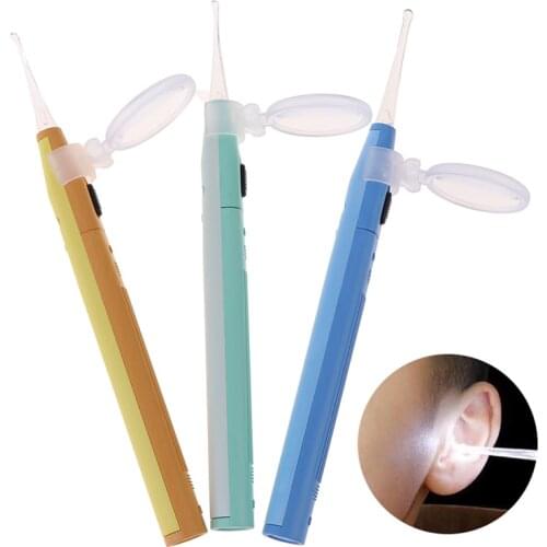 Baby Ear Cleaner Ear Wax Removal Tool Flashlight Earpick Ear Cleaning Earwax Remover Ear Curette With Magnifier Ear Wax Removal