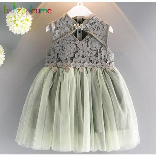 2-6Years/Toddler Dresses Kids Girls Summer Clothes Fashion Lace Sleeveless Baby Princess Dress For Children Clothing BC1755-1