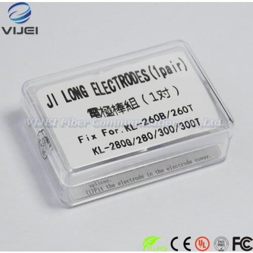 Free Shipping JILONG Electrodes for Jilong KL-260B KL-260T KL-280 KL-280G KL-300 KL-300T Fiber Fusion Splicer Electrode