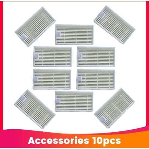 Vacuum Cleaner Accessory Pack 10 PCS HEPA Filter For Panda x500 GUTREND JOY90/FUN110 ECOVACS CR120/CEN540 HEPA Filter