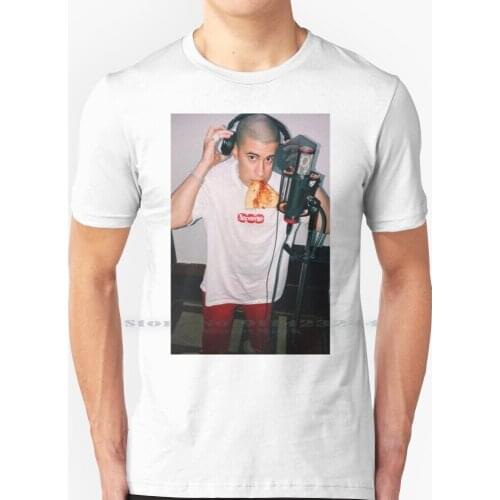 Bad Bunny - Pizza T Shirt 100% Pure Cotton Bad Bunny Bad Bunny J Balvin Song Trap Rapper Singer Anuel Latin Rabbit Rap Ozuna