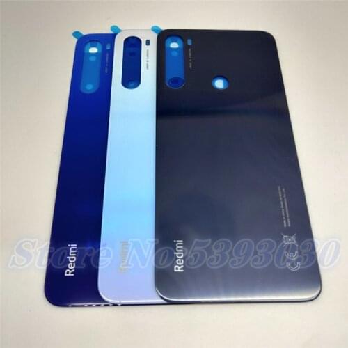 For Xiaomi Redmi Note 8t Battery Cover Back Glass Panel Rear Door Housing Case For Redmi Note 8t Note8t 8 T Back Battery Cover