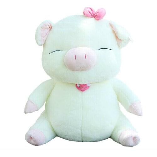 Cute plush pig doll lovely smile pig toy sanshun pig doll gift about 40cm 0266