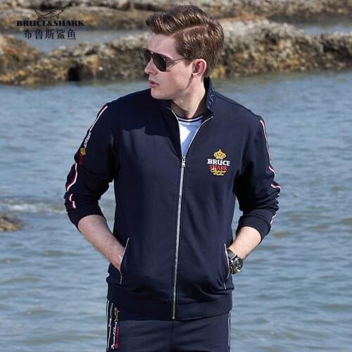Bruce&Shark New Men Sport Wear Top Quality Baseball Jacket Men Smart Causal Fashion style Male Sport wear Loose Jacket M TO 3XL