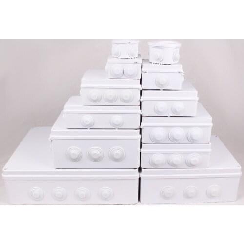 Wholesale ABS Plastic IP65 Waterproof Junction Box DIY Outdoor Electrical Connection box Cable Branch box 200*200*80