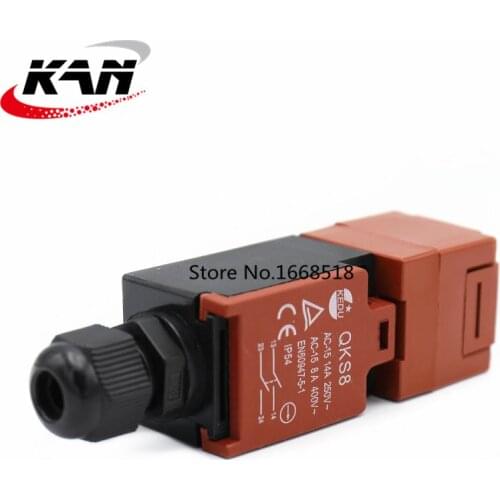 KEDU QKS8 AC 250V/400V 15/14A/8A IP54 Safety Interlock Switch for High Efficiency Long Life Energy Saving Safetys Door Switches