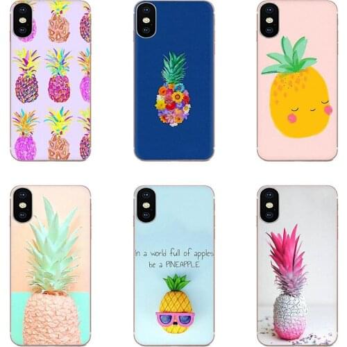 For Xiaomi Redmi mi10 lite Pro Note 9 PRO Max 9s Mi9 K30 K20 Pro 5G Transparent Soft Cover Delicious Fruit Pineapple