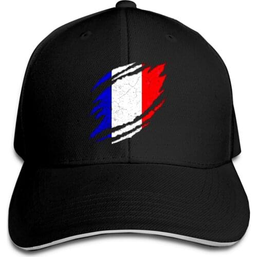 Flag Of France Flag Of France Golf sun hats R180 Funny Mens Womens caps