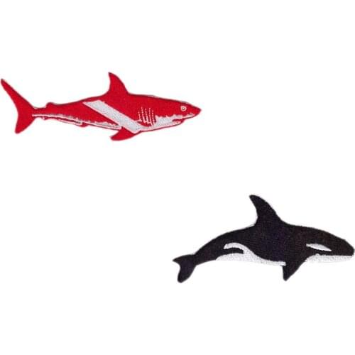 Everybody likes it Killer whale orca fish blackfish aquatic mammal applique iron-on patch sea