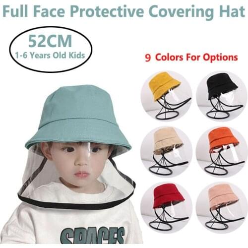 Childrens Protective Cap (Can Remove) Anti Foam Anti Windbreak Fishermans Cap Boys and Girls