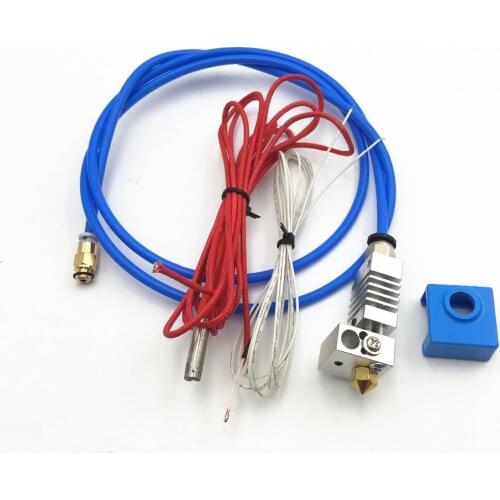 1Set Assembly High temperature All Metal Hotend Kit Titanium Alloy heater break for CR-10 Printer 0.4mm nozzle