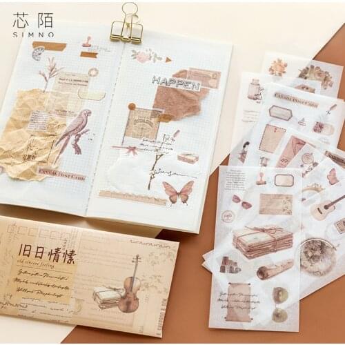 10 pcs/pack Summer Journal Decorative Stickers Adhesive Stickers DIY Decoration Diary Stationery Stickers Children Gift