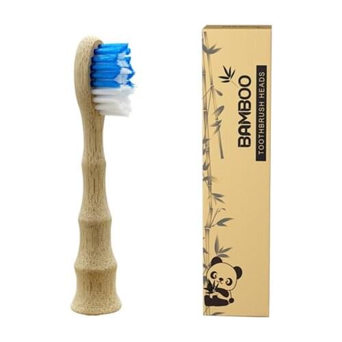 100% Biodegradable Bamboo Electronic Toothbrush Head For Philips HX3/6/9 Series HX9382 HX6731 HX6730 Charcoal Soft Bristle