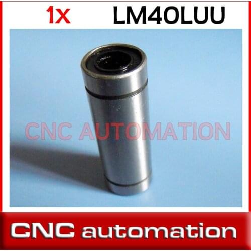 3d printer bearing LM40LUU 40mm linear ball bearing bush bushing match use 40mm linear guide rail rod round shaft cnc