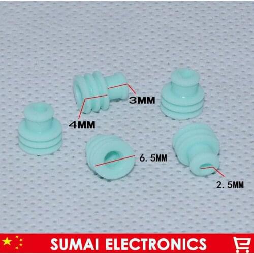 6.5mm car connector waterproof ring/circle,waterproof plug,Rubber seal,Silicone sheath,seal caps for VW car etc