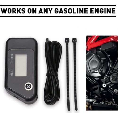 Motocross Wireless Vibration Hour Meter for Dirt Quad Bike ATV Motorcycle Snowmobile Motocross Tractor Truck Trucklift