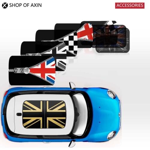 Union Jack Sun roof Graphics Stickers Sunroof for Mini Clubman Countryman Hardtop R50 R53 R55 R56 R60 R61 F54 F55 F56 F60
