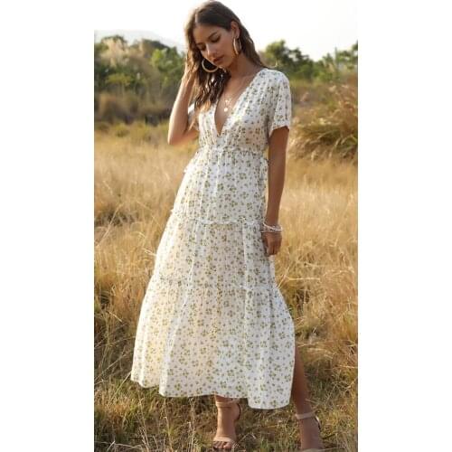 Летние платья бохо KLALIEN China At AliExpress