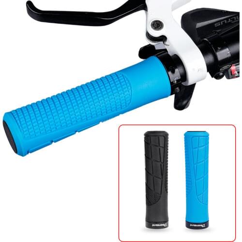 Bicycle Cycling Handlebar Cover Grips Smooth Soft Rubber Aluminum Mountain Road Bike MTB Alloy Anti-slip Grip like