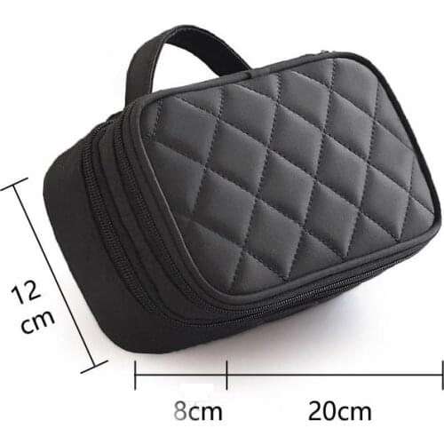 1PC Travel nylon cosmetic bag fashion beauty brush cosmetic bag multi-layer cosmetic storage box female storage makeup box
