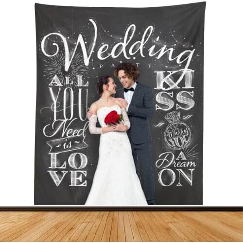 Personalized Feminist tapestries wall blanket Wedding Holiday Party Background Cloth Customizable Kindergarten home furnishings