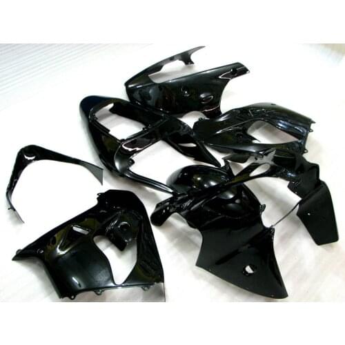 ABS plastic full fairing kit for Kawasaki ZX9R 2002 2003 glossy black body repair road Fairings parts Ninja 636 ZX 9R 02 03 YH03