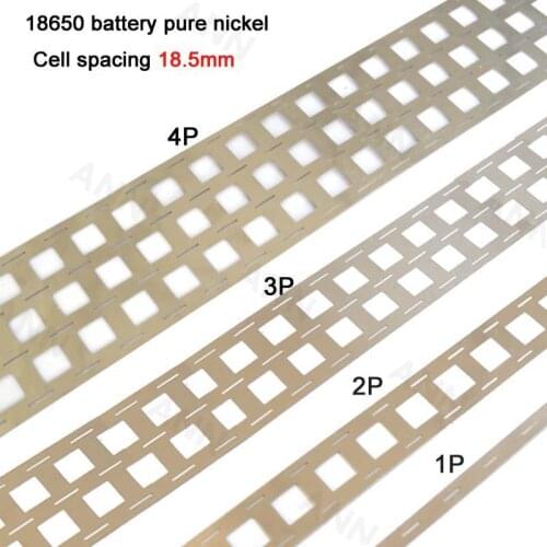 5M Pure Nickel Strip, For 18650 Lithium Battery pack, cell spacing 18.5mm ,Without holder ,High Pure Nickel Belt bus bar